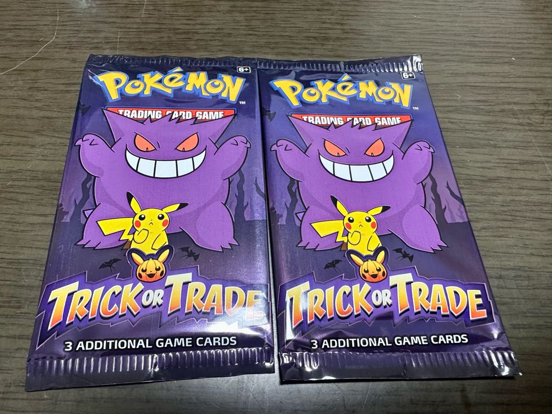 未開封】希少 ポケモンカード ゲンガー TRICK OR TRADE 2パック 1枚の