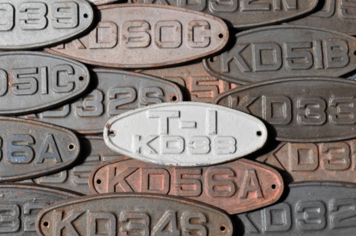 近畿車両台車銘板