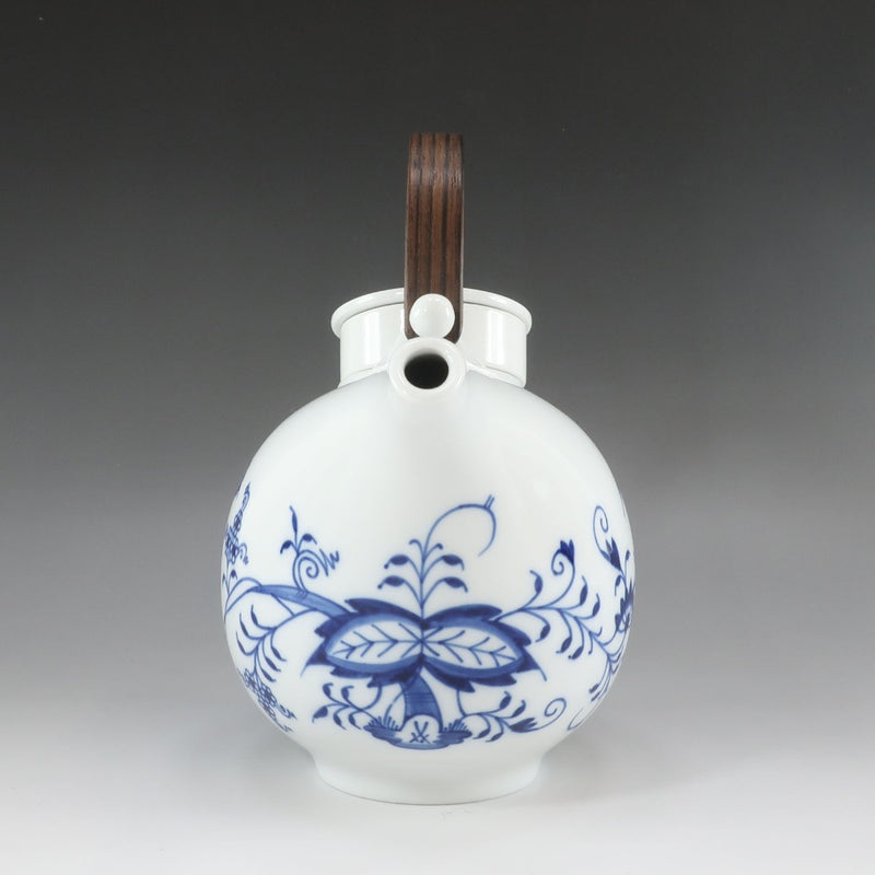 Meissen】マイセン ブルーオニオン ティーポット 茶こし付 食器