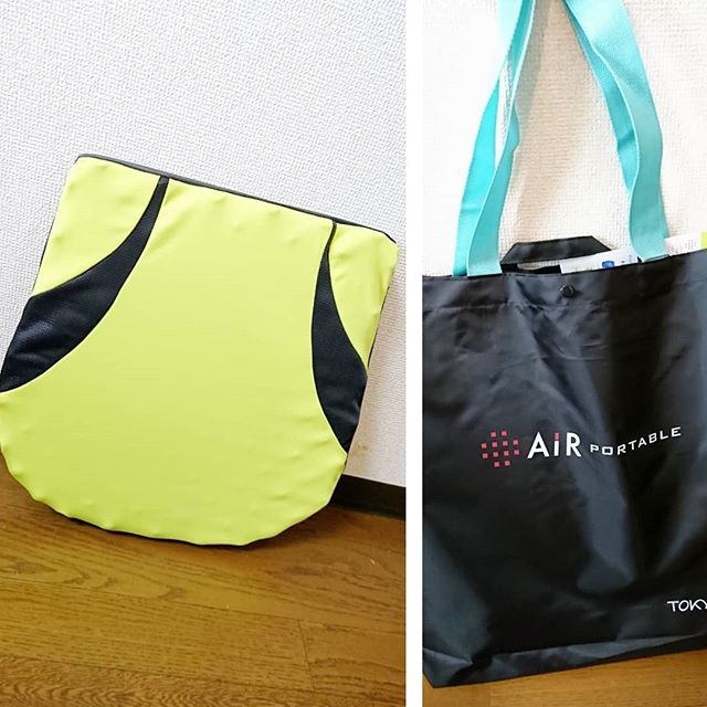 エアーポータブル]クッション/S （Sサイズ）5cm×40cm×40cm イエロー