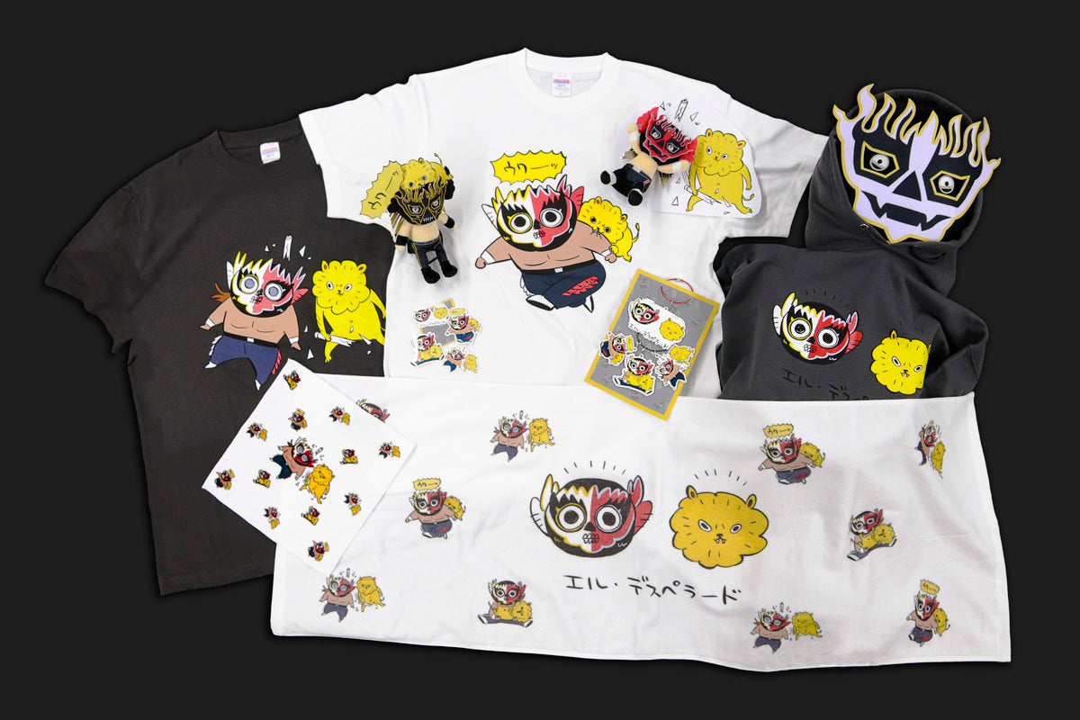 エル・デスペラード × 川尻こだま コラボパーカー（スミ）