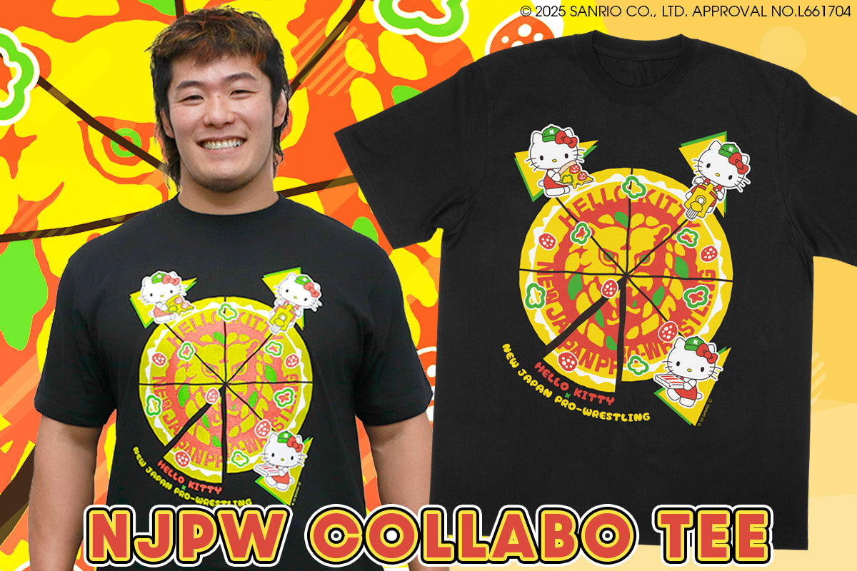 新日本プロレス×ハローキティ コラボTシャツ（PIZZA）