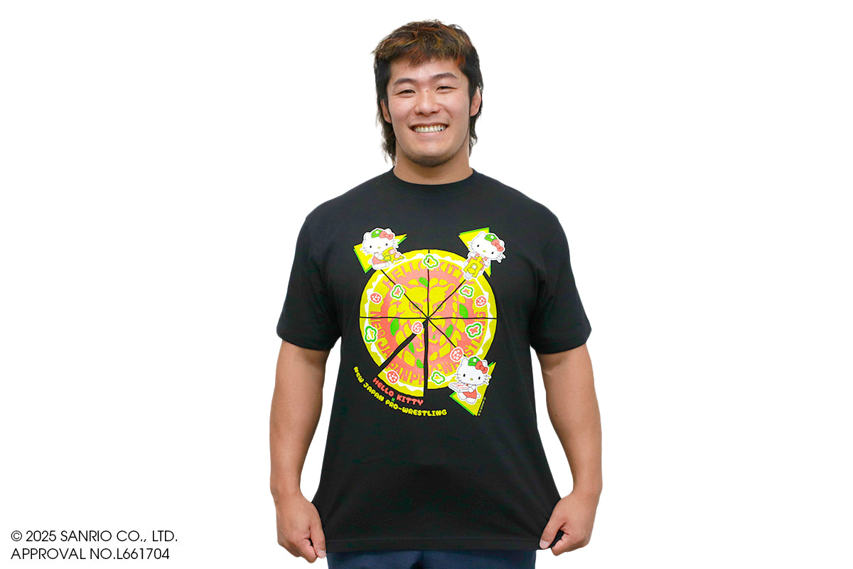 新日本プロレス×ハローキティ コラボTシャツ（PIZZA）