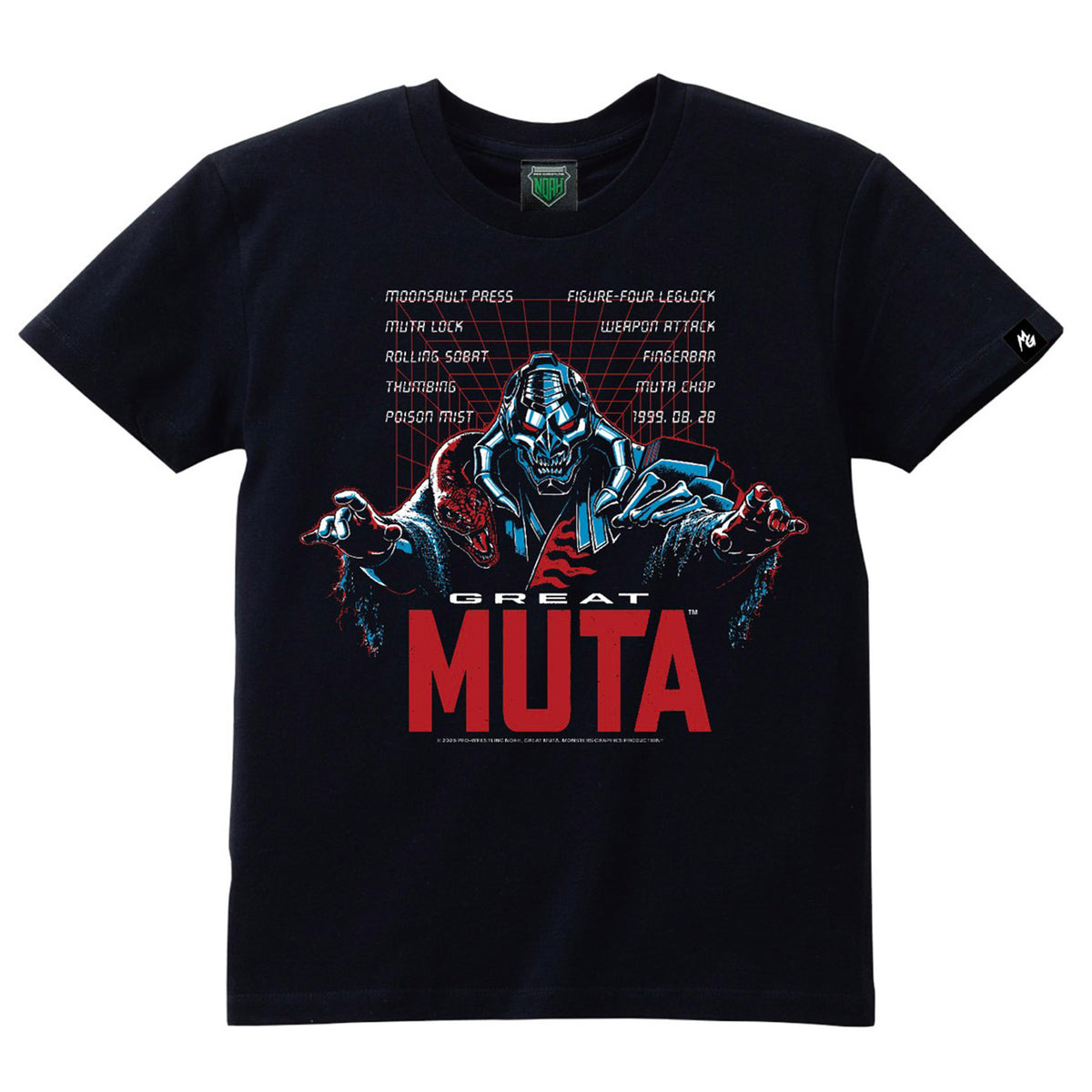 グレート・ムタ「メカムタ」イラストTシャツ（MONSTERS GRAPHICS）