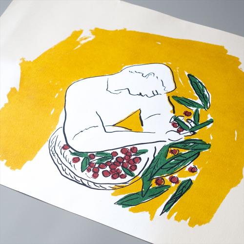 商品詳細 手刷りポスター Nicaragua（シルクスクリーン4色）（税込