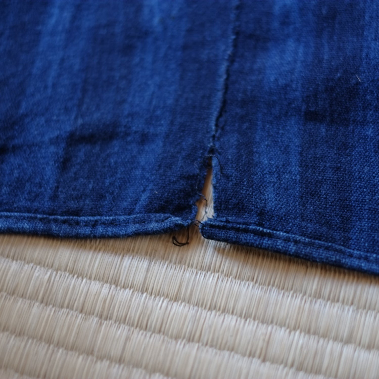 時代 アフリカ ブルキナファソ 絞り藍染 大布 5幅 （20世紀） – 逢季荘