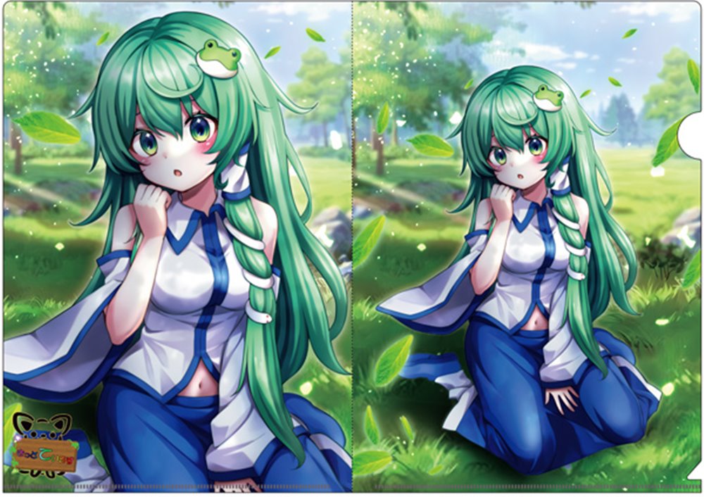 新品】東方projectクリアファイル「東風谷早苗」 / きっどているず