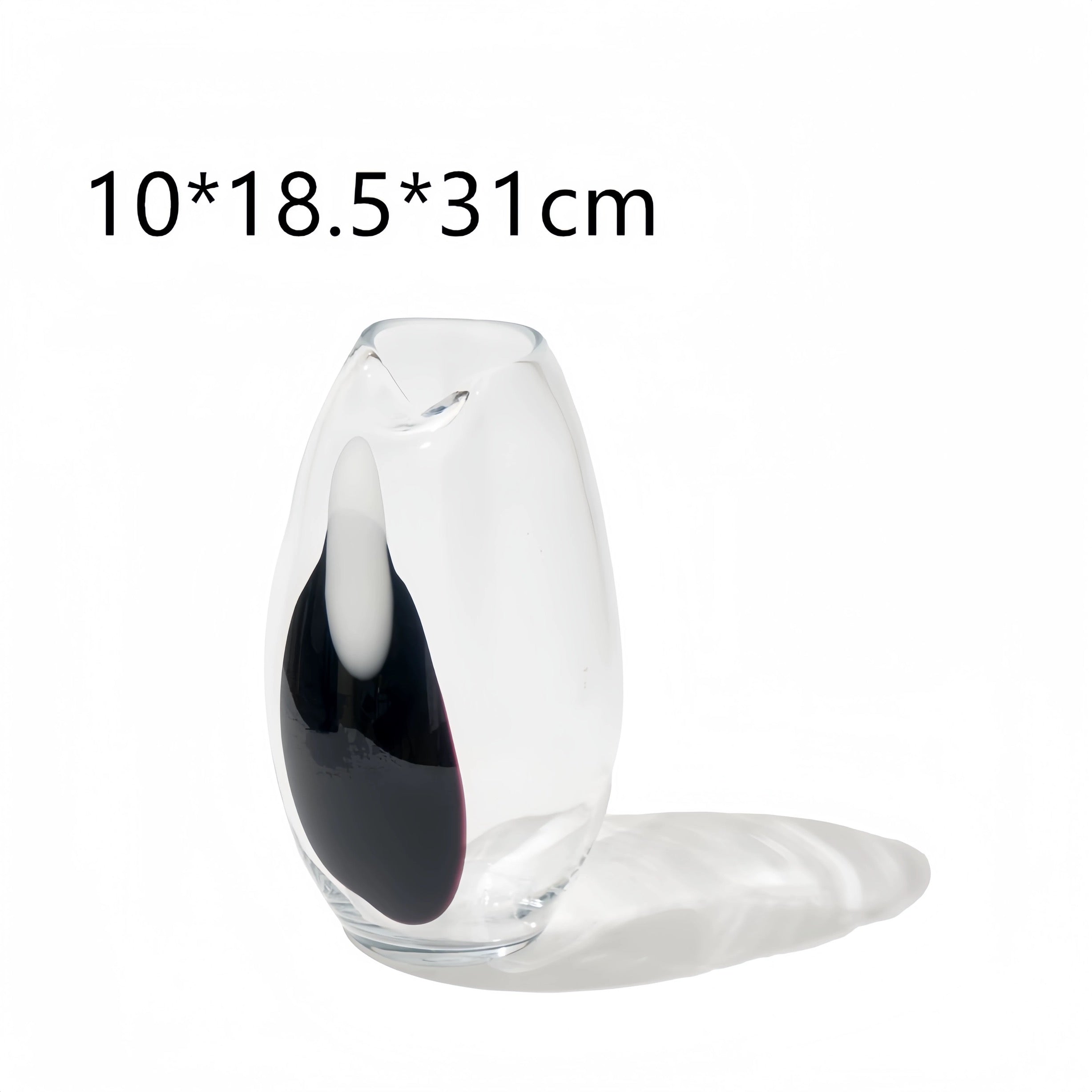 クリア×モノトーン フラワーベース