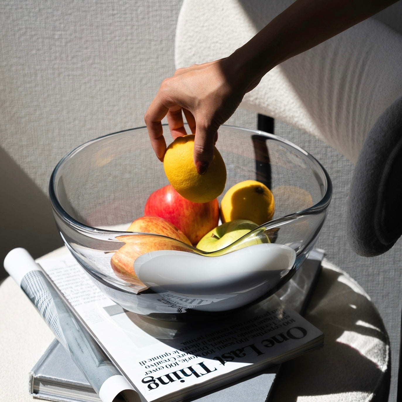 クリア×モノトーン フラワーベース