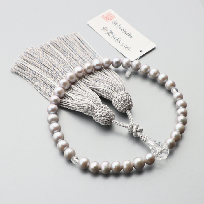 仏像真珠／淡水パール母貝 観音レリーフ no.102