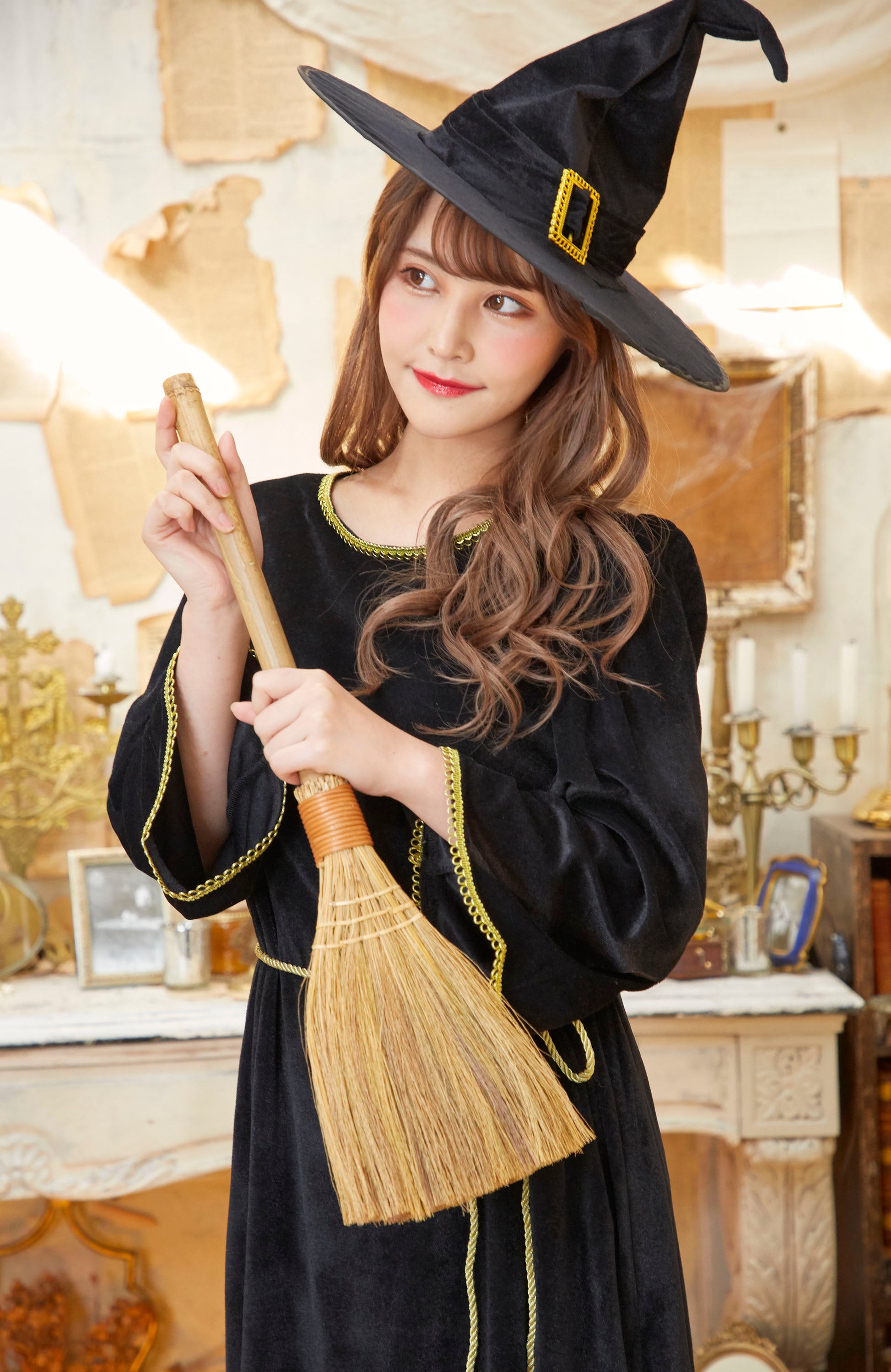 コスプレ 魔女 ハロウィン ブラックナイトウィッチ レディース