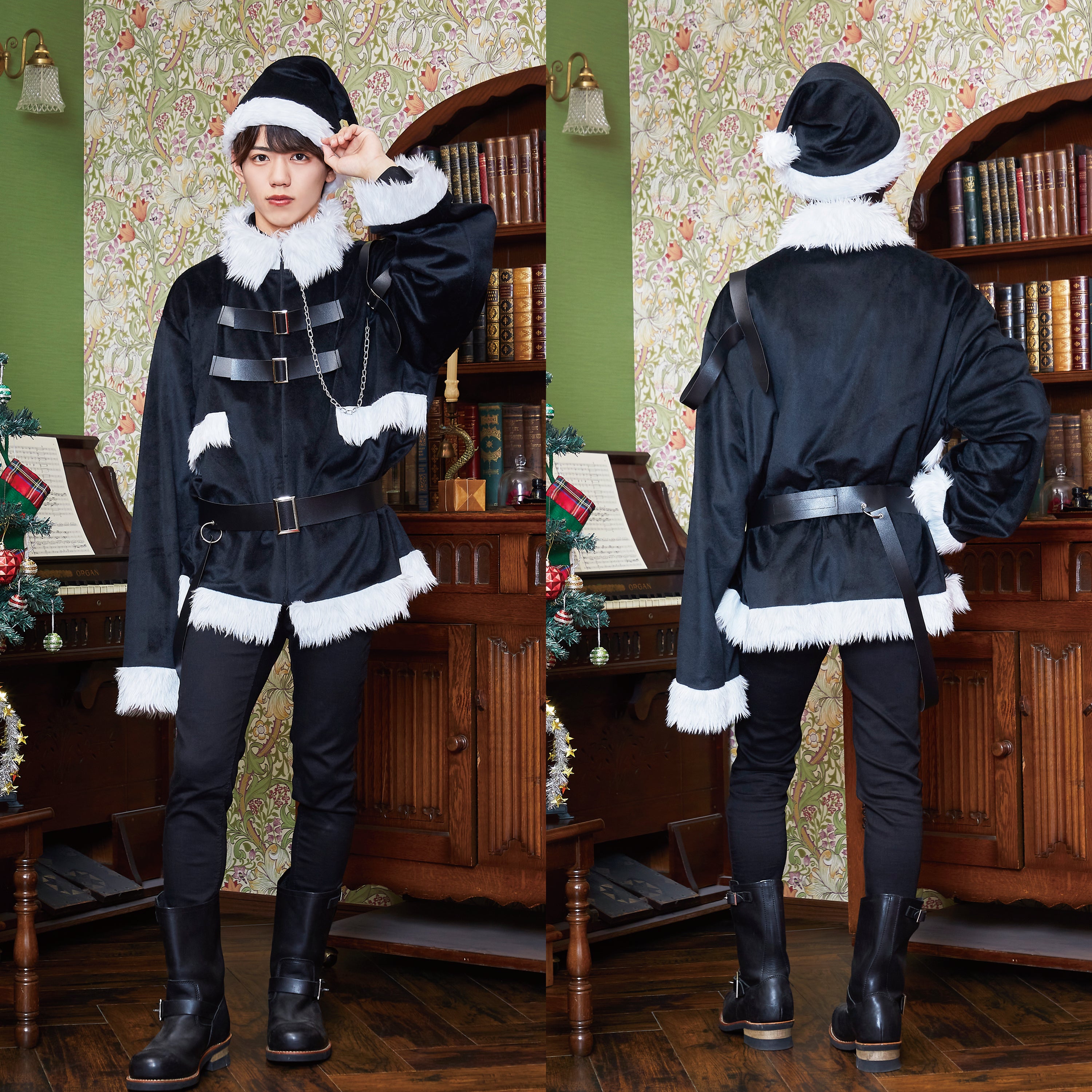 コスプレ クリスマス サンタ マニフィックノエル ブラックサンタ