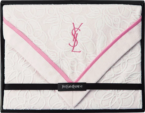 イヴ・サンローラン綿毛布 ピンク 5500円 | 大進オンラインショップ