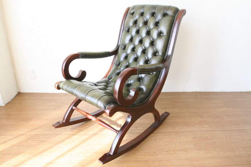 チェスターフィールド ロッキングチェア｜アンティーク家具・照明の