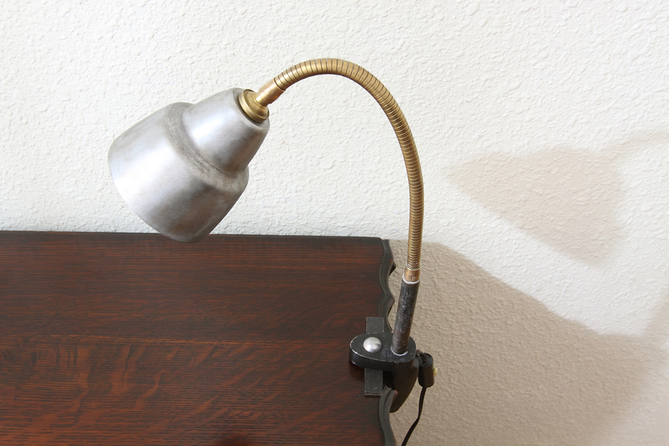 ヴィンテージ グースネック クランプライト｜アンティーク家具・照明の