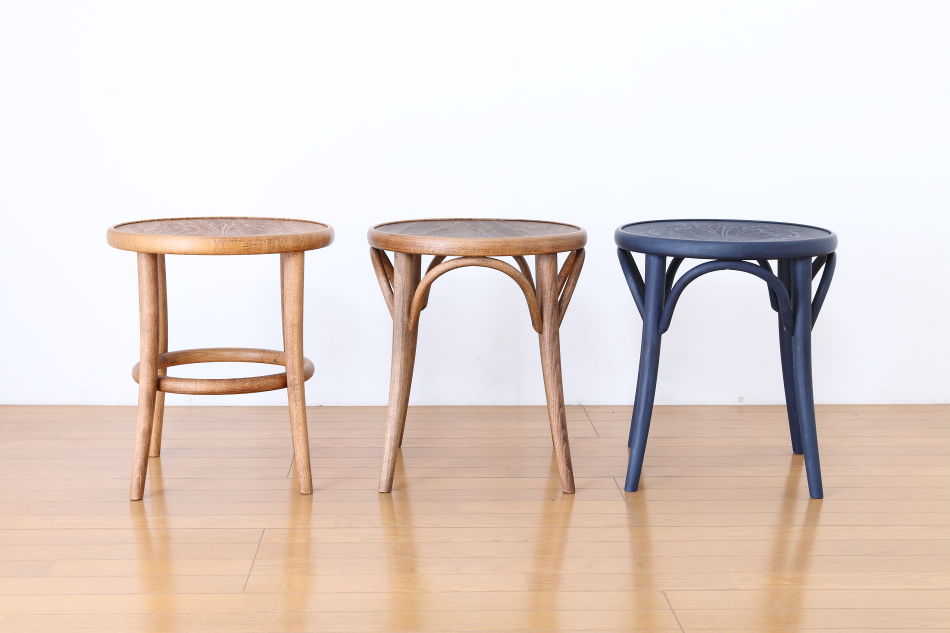 トンTON ベントウッドスツール No60 アーチレッグArch leg/ダーク