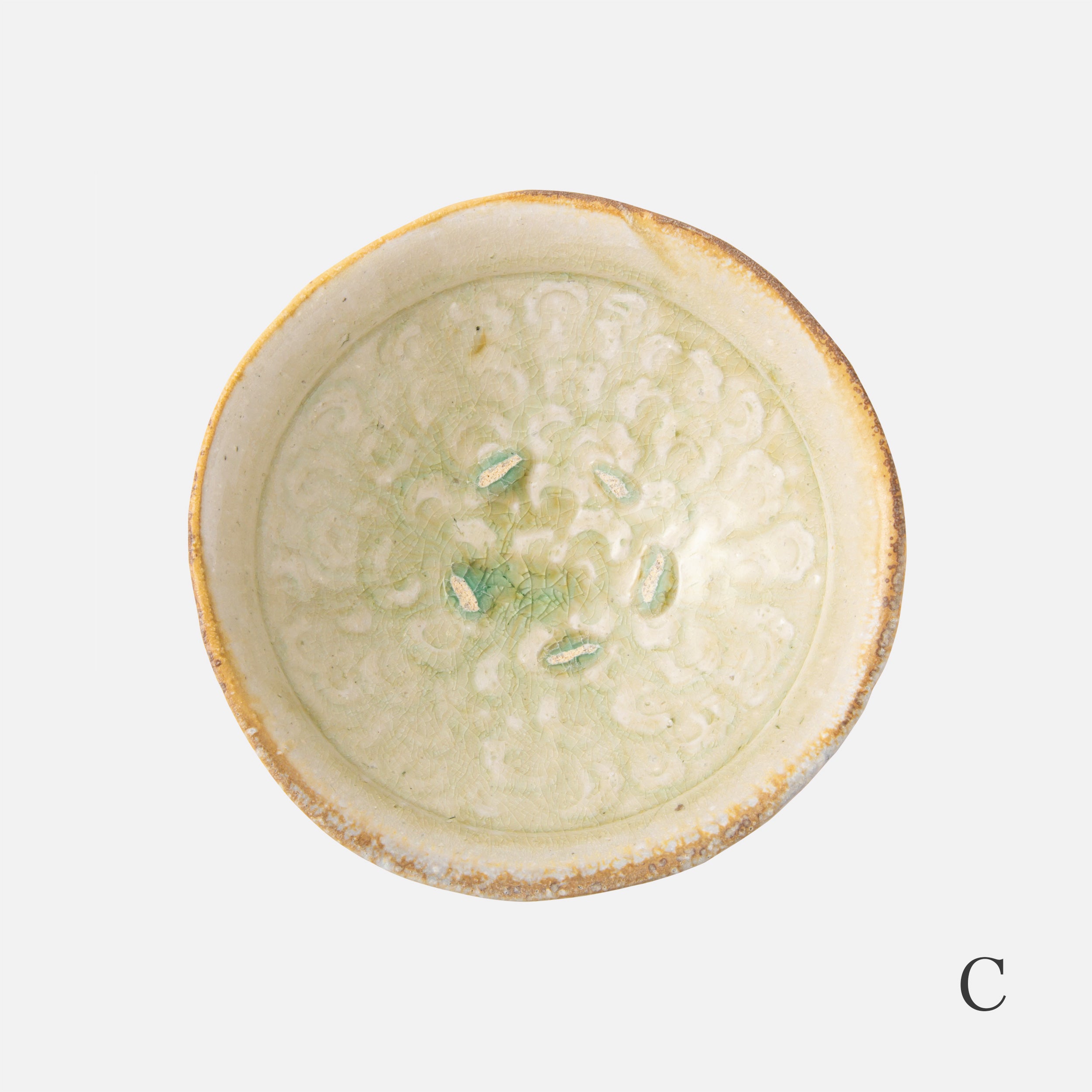 荒川真吾 灰釉陽刻鉢6.3寸｜Discover Japan 公式オンラインショップ