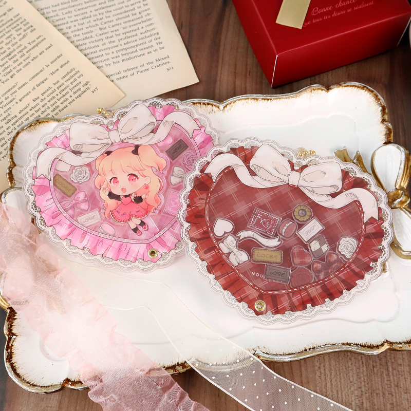 クラシックチェックハートアクリルフレーム パープル| FUKUYA ONLINE