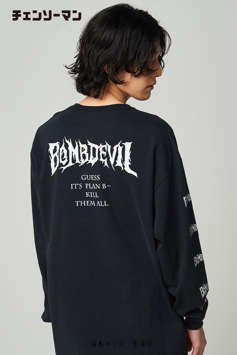 予約商品】glamb (グラム)×チェンソーマン Bomb Devil Long Sleeve T
