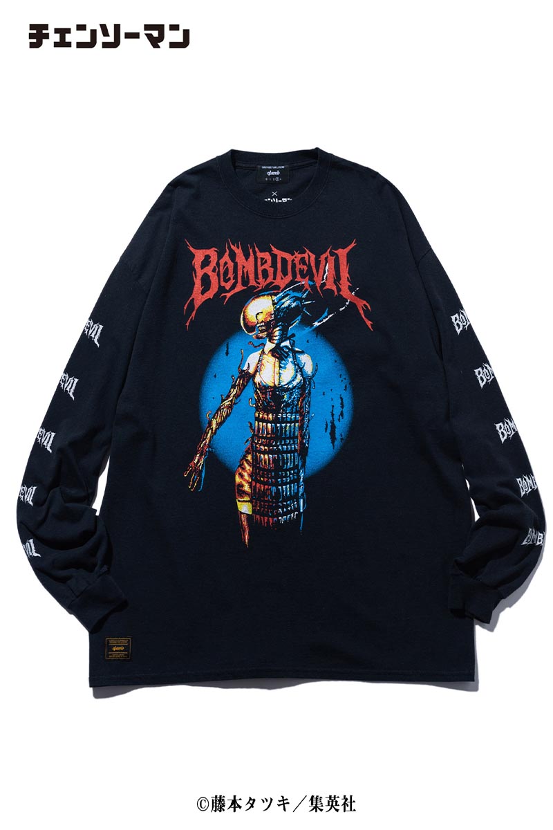 予約商品】glamb (グラム)×チェンソーマン Bomb Devil Long Sleeve T