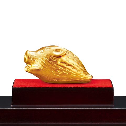 純金置物 十二支 「亥」 ＜大淵光則原型作＞ | 高品質 金・プラチナ