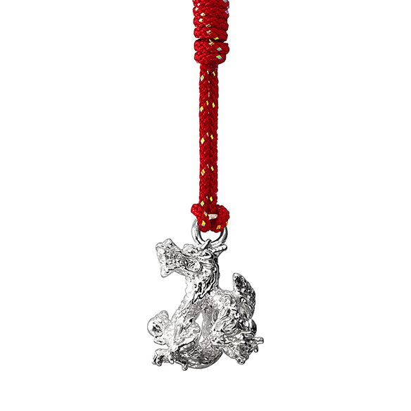 銀製根付「辰」彩紙包み ＜大淵光則 原型作＞ | 高品質 金・プラチナ