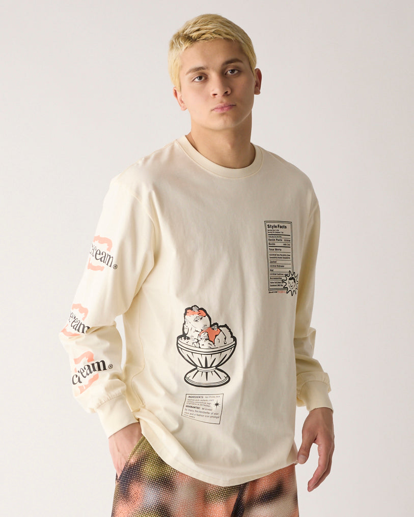 アイスクリーム】スタイル ファクス LS Tシャツ – GQ SHOP