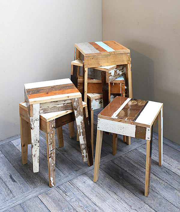 ピート・ヘイン・イーク】スクラップウッドスツール ハイグロス – GQ SHOP