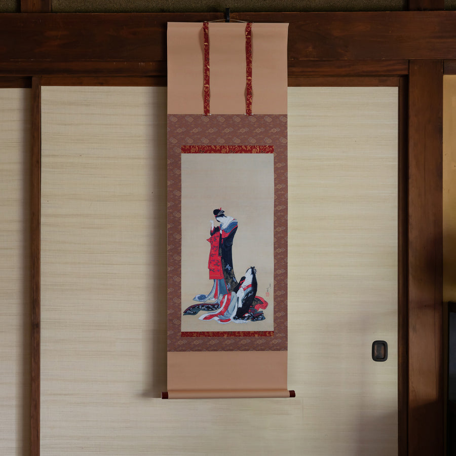 かけ軸「二美人（にびじん）」 – Shop of Hokusai ｜ 北斎館ネットショップ