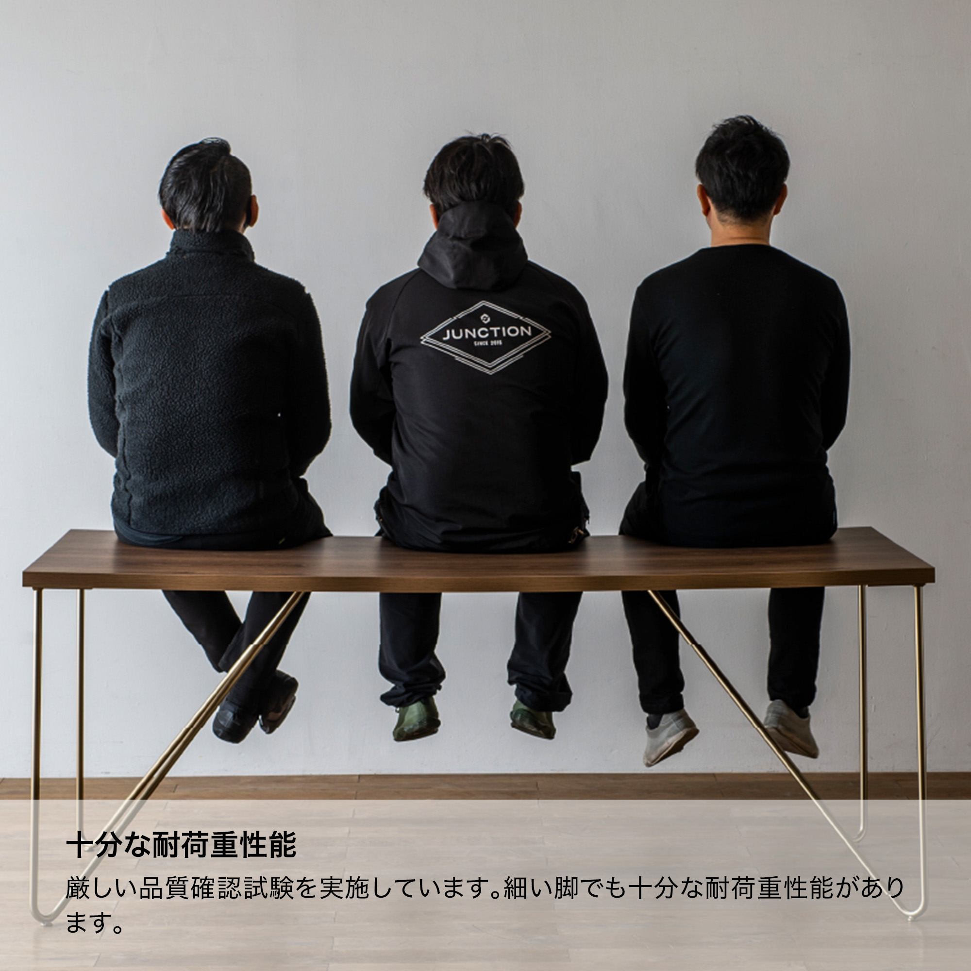 JIGテーブル 天板サイズ：W1300mm×D800mm 天板材質:メラミンエクリュ