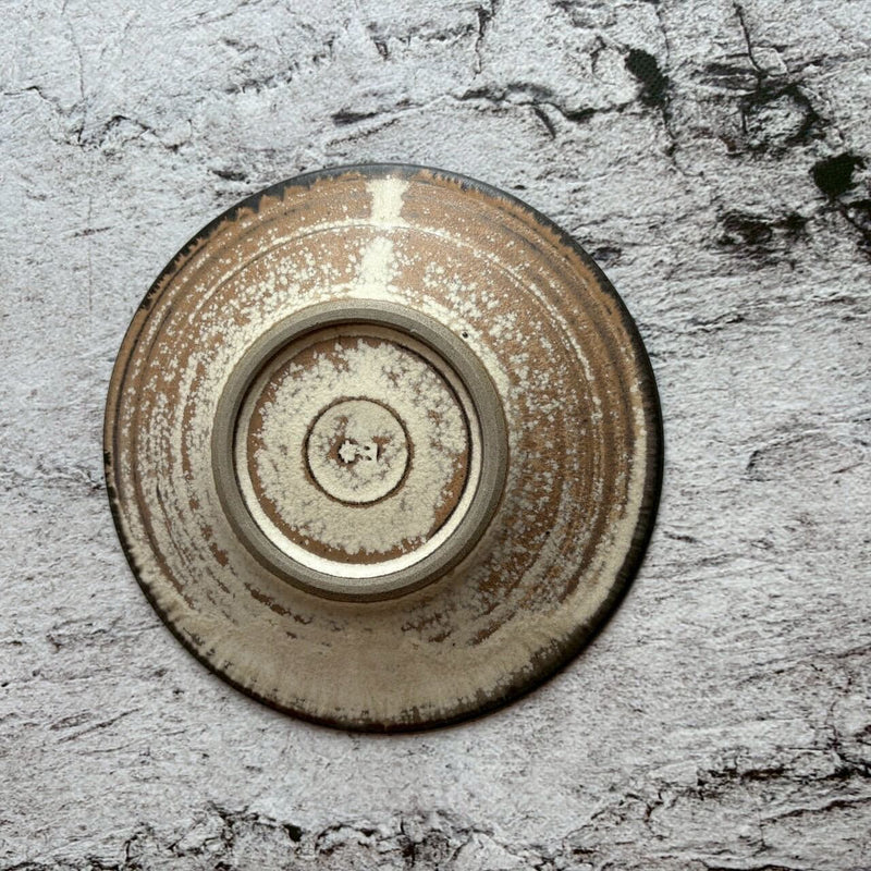 14cm 皿（ソーサー）｜作家 山本雅則（信楽焼） – nokaze｜陶器、和