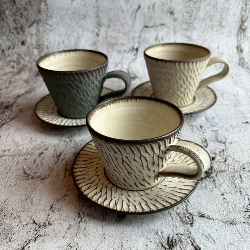 14cm 皿（ソーサー）｜作家 山本雅則（信楽焼） – nokaze｜陶器、和