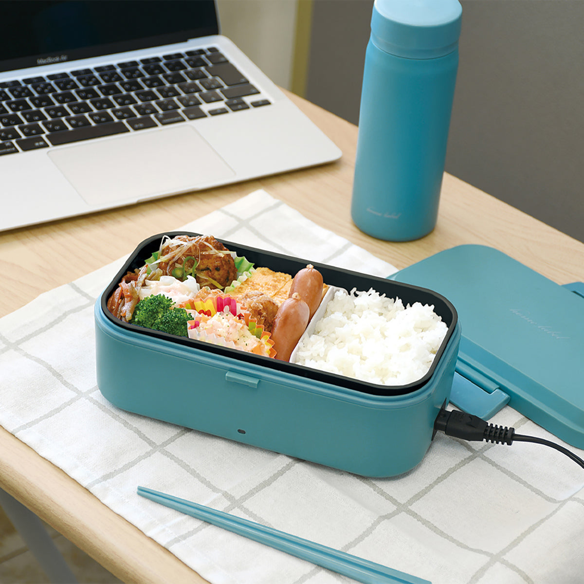 ホームレーベル 電気ランチボックス(ナイルブルー) — PEARL LIFE 公式