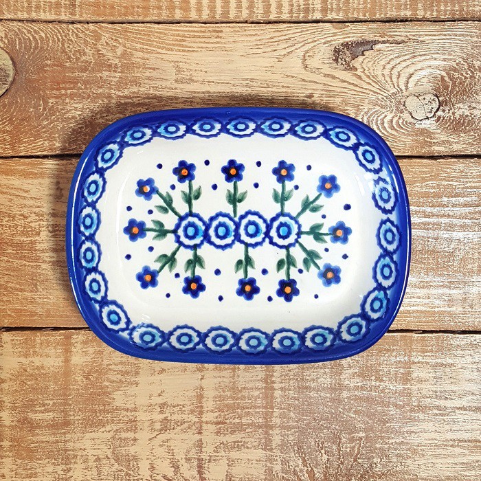 ポーリッシュポタリー VENA オリーブ皿13cm V172-C029 ポーランド食器