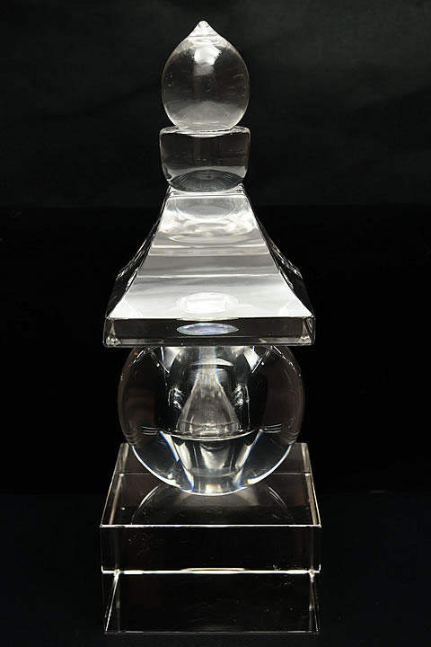 楽天市場】伝統工芸士 田中佑幸 『 夢殿 』18金 甲州水晶 貴石 細工