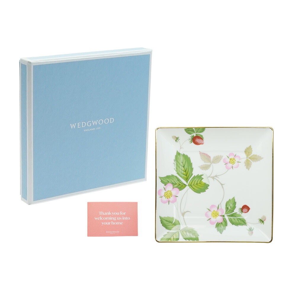 楽天市場】ウェッジウッド (WEDGWOOD) ワイルドストロベリー スクエア