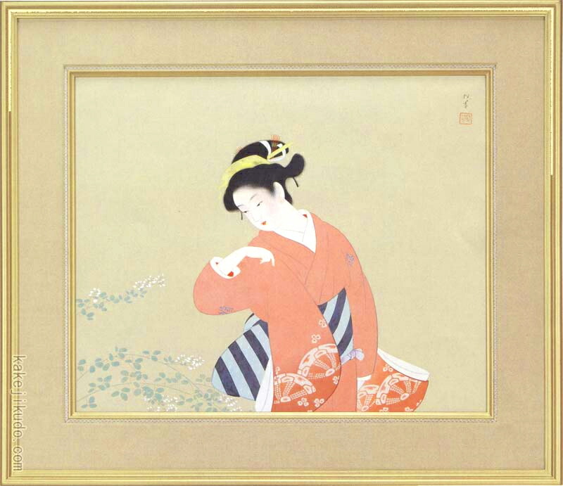 楽天市場】中村岳陵 絵画 初冬 送料無料 【複製】【美術印刷】【巨匠