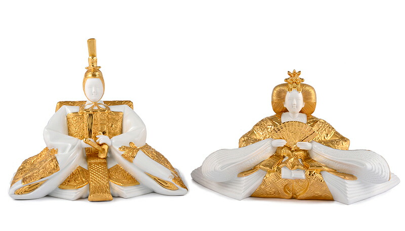 楽天市場】雛人形 コンパクト 親王飾り 平飾り ミンロン社製