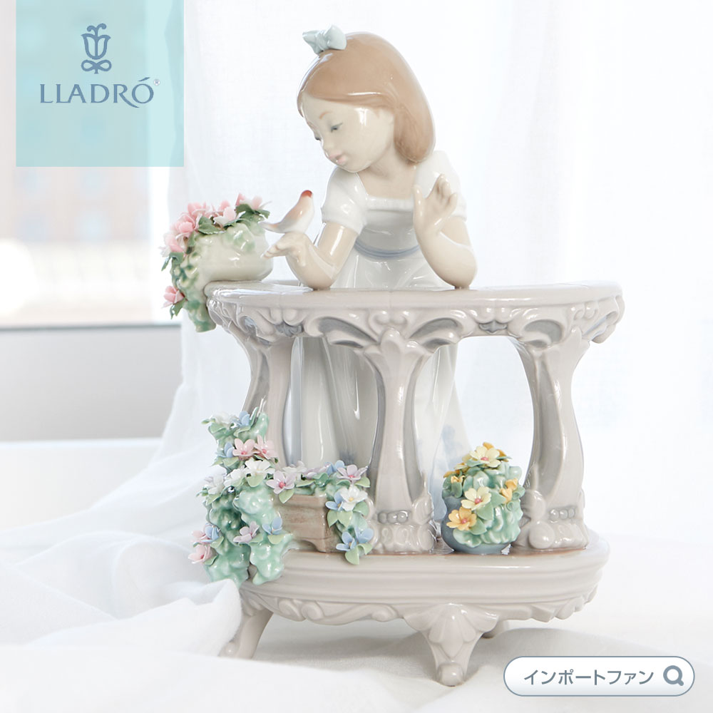楽天市場】リヤドロ 春を告げる小鳥たち 少女 置物 01006106 LLADRO