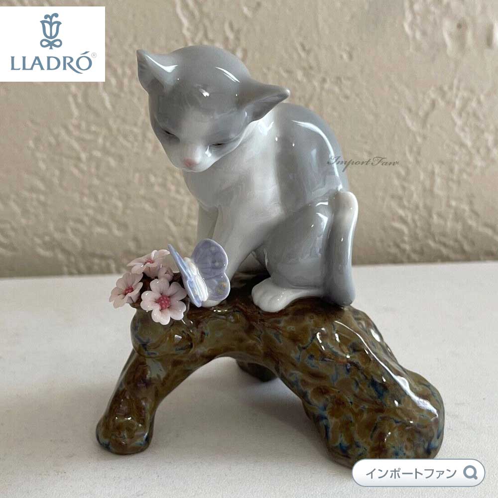 楽天市場】リヤドロ にらみ合い 猫 ネコ 蛙 カエル 01001442 LLADRO