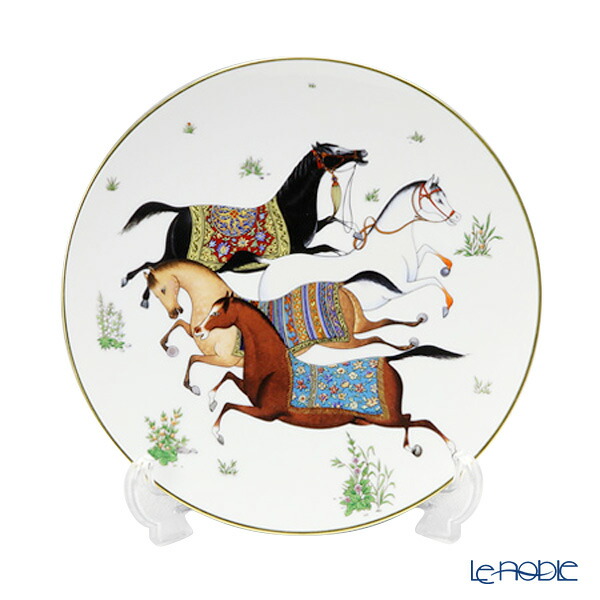 楽天市場】エルメス Hermes ブルーダイユール デザートプレート 21.5cm