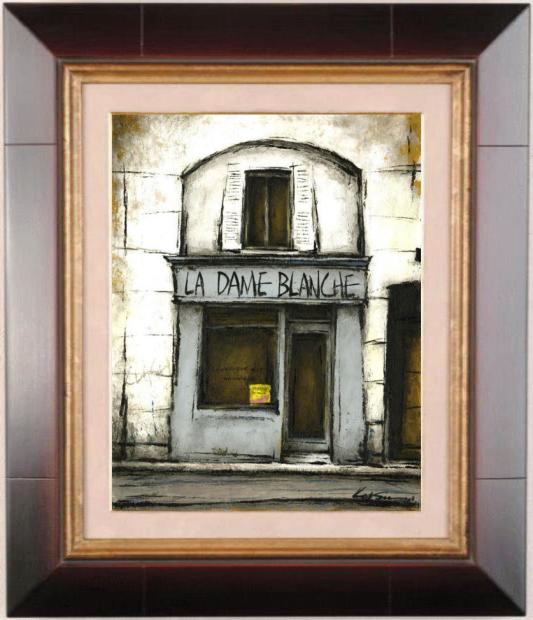 楽天市場】佐伯祐三 絵画 広告貼り F8号 送料無料 【複製】【美術印刷