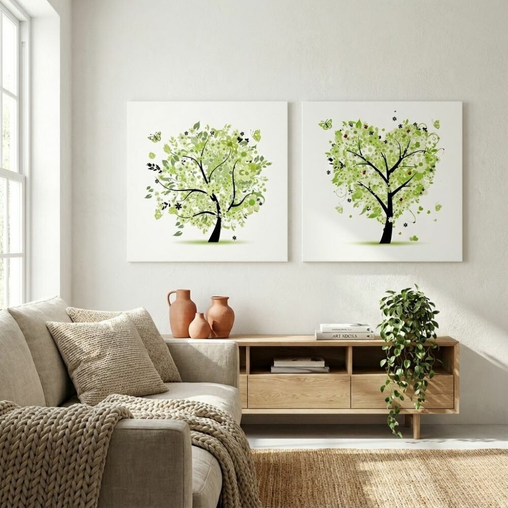 楽天市場】絵画 アートパネル インテリア おしゃれ 壁掛け 北欧 葉 花