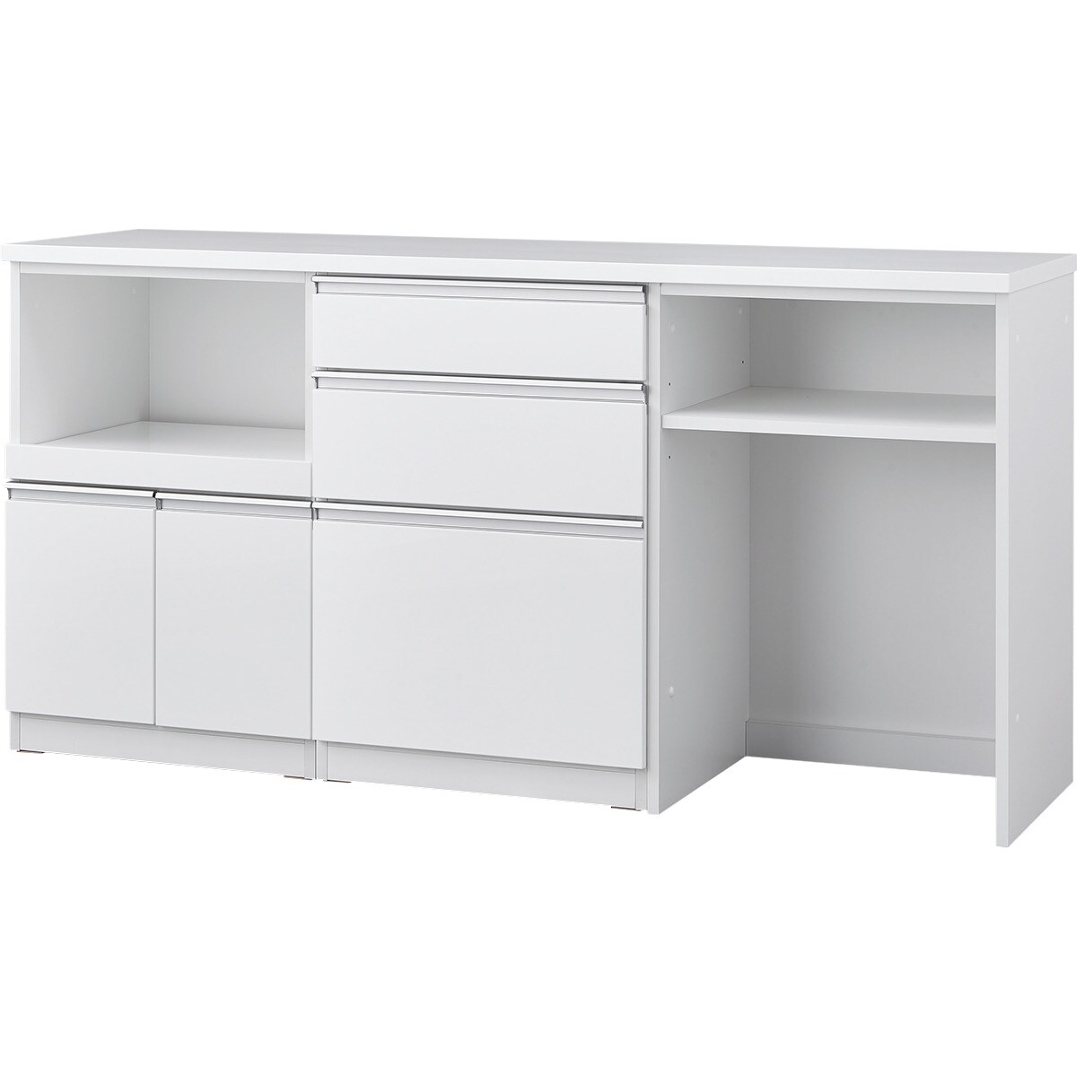 楽天市場】キッチンカウンター (セラミック天板リガーレ180CT WH