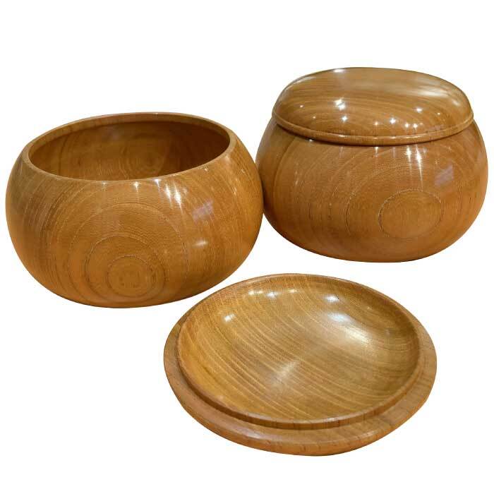 楽天市場】囲碁 高級手作木製碁笥 欅（けやき） 極上 特大36号（銘入り