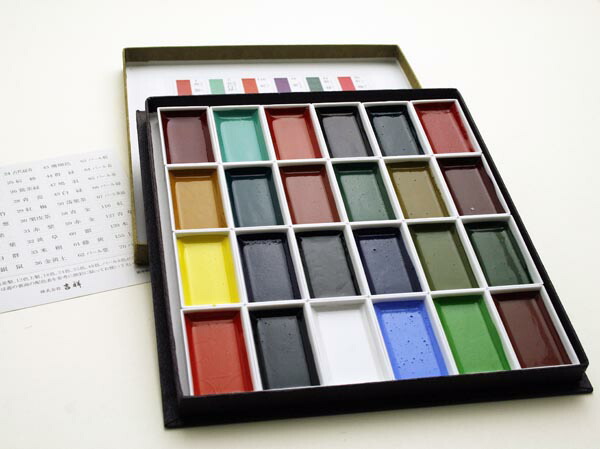 楽天市場】吉祥 顔彩 100色セット （名村大成堂オリジナル） : アーク