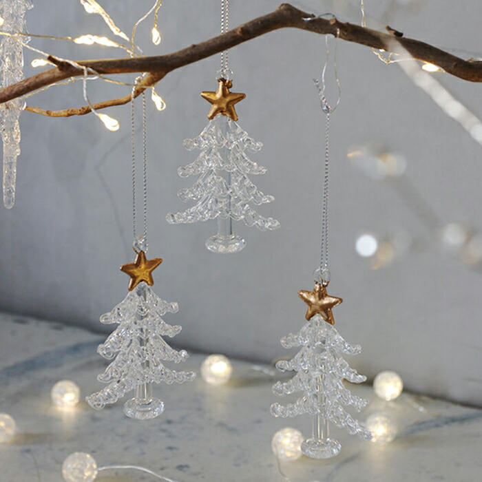 楽天市場】ガラスオーナメント Leaves ホワイト 6cm Lene Bjerre