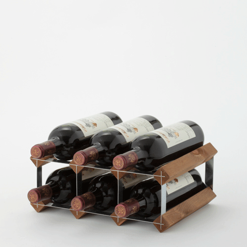 楽天市場】【送料無料】_ボルデックス 9本用 ワインラック ワイン