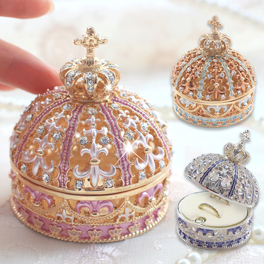 楽天市場】【正規品】 ジュエリーボックス クラウン のピィアース 宝石