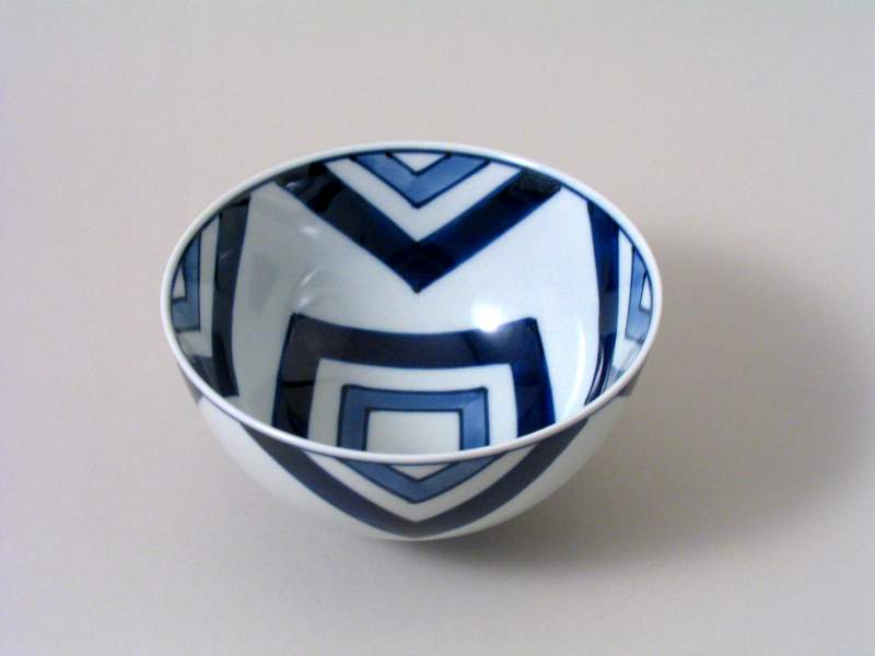 楽天市場】【有田焼】【青花】【しん窯】異人づくし5寸深丼 【ギフト